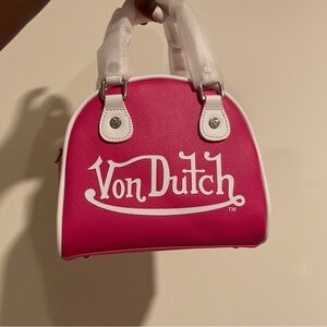 Von Dutch Fuchsia Mini Bag